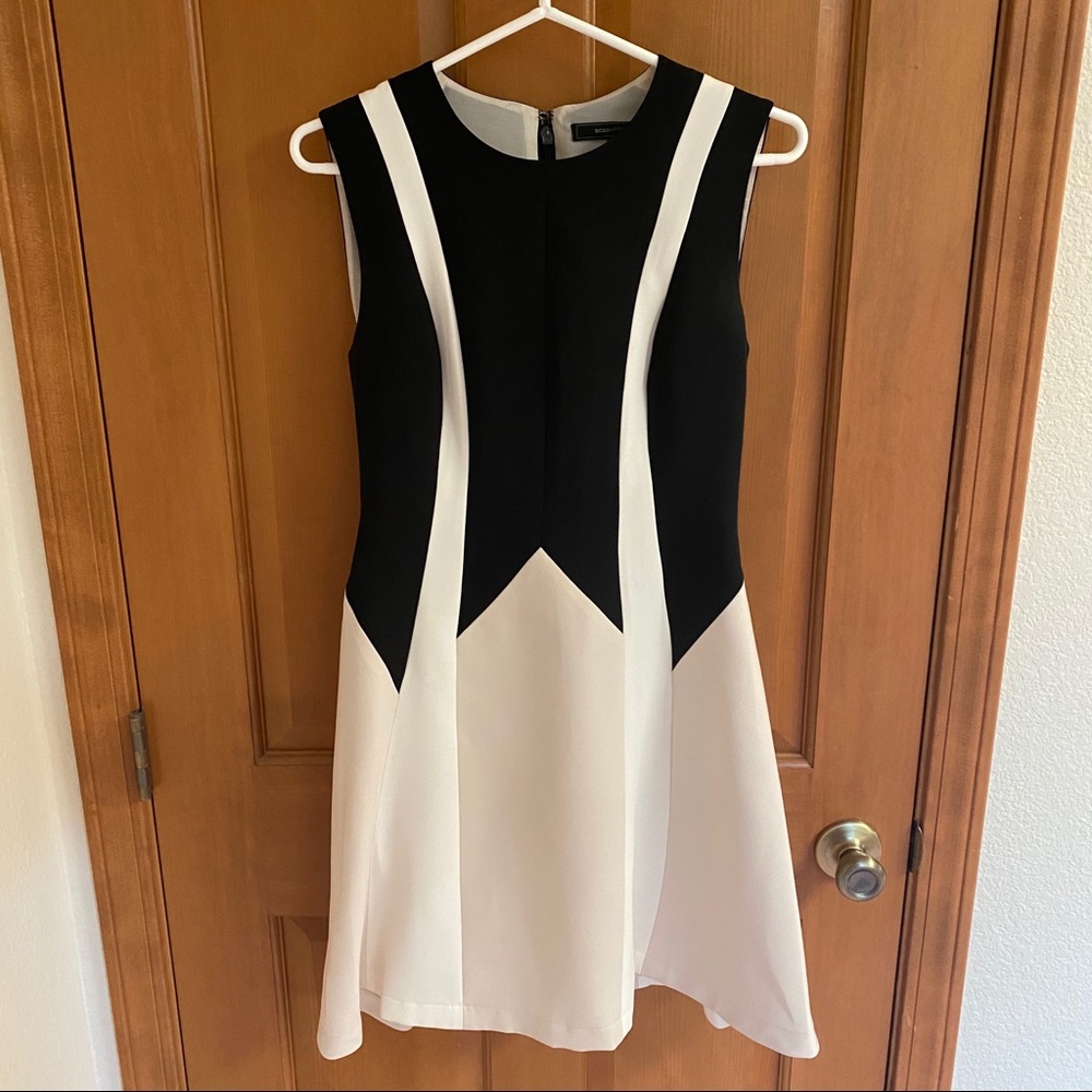 BCBGMaxAzria Dresses | Black and White Gala Dress